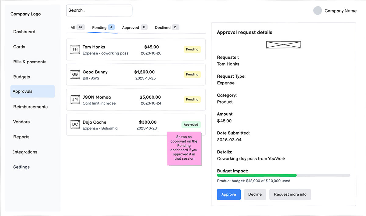 Editable elements with Balsamiq