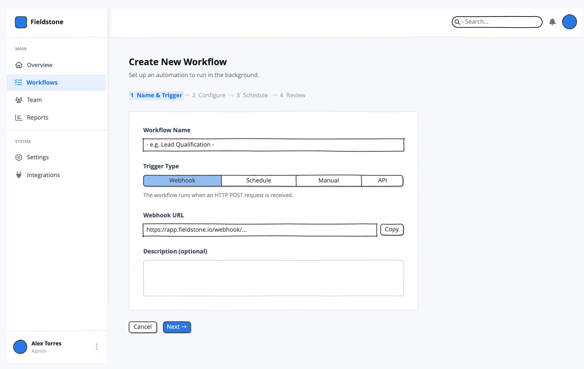 New workflow preview