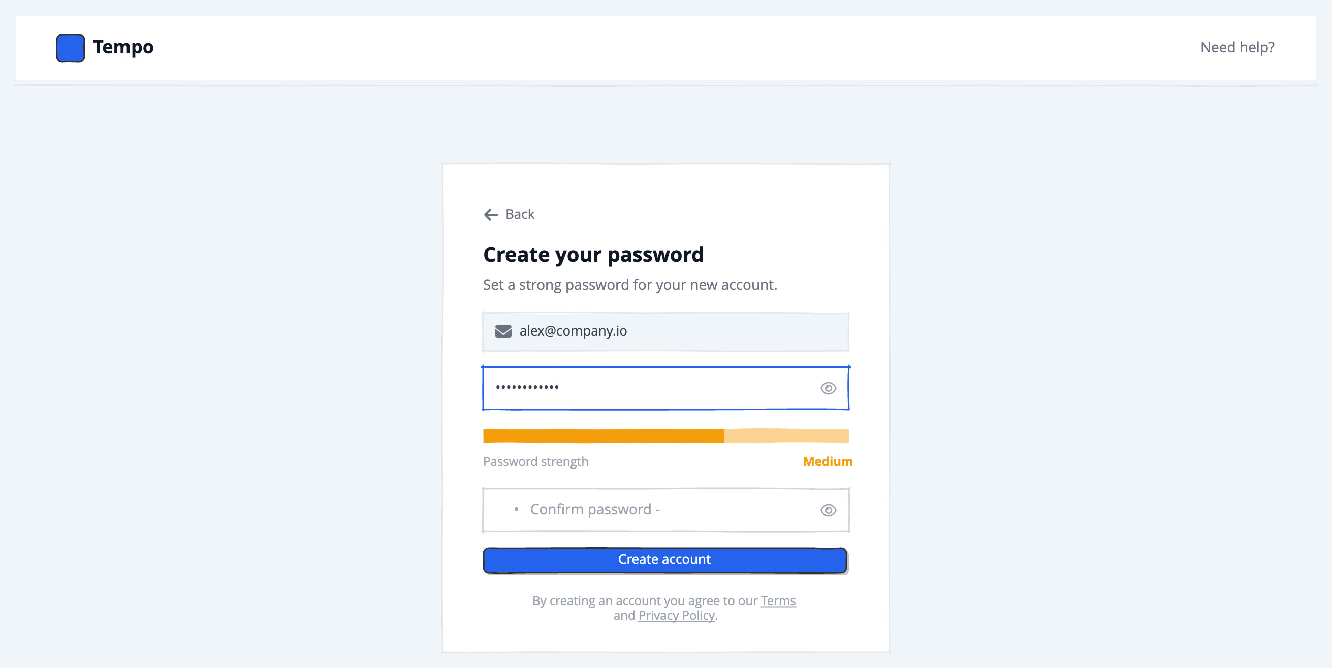 Password preview