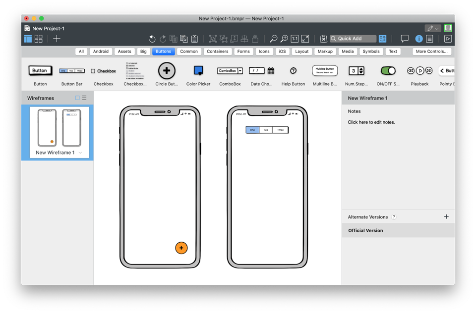 Using color to highlight an interactive element