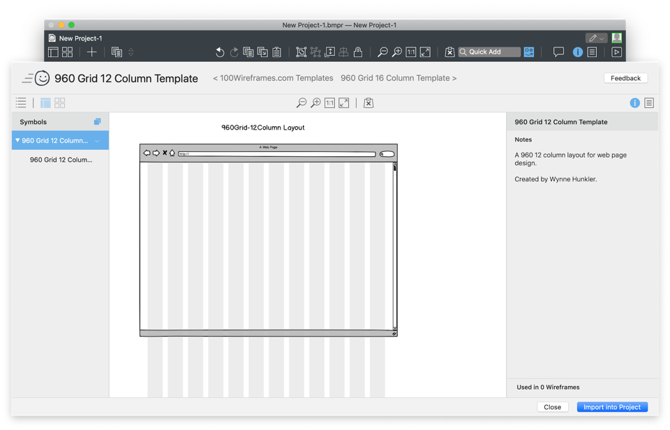 Balsamiq provides a great collection of templates and symbols