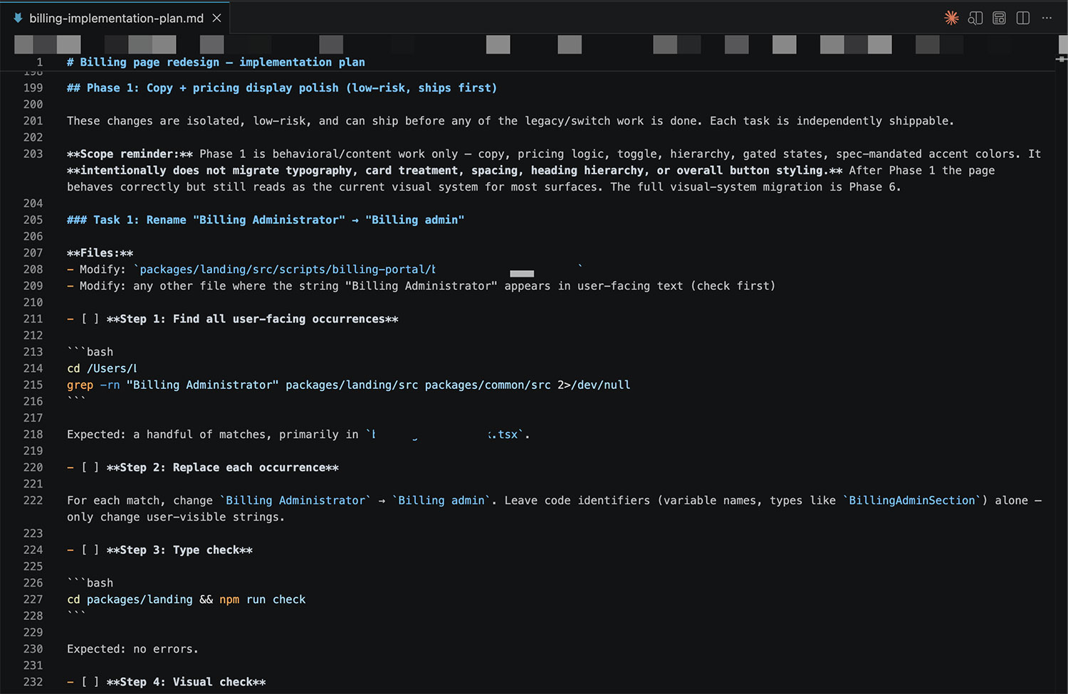 Claude implementation code