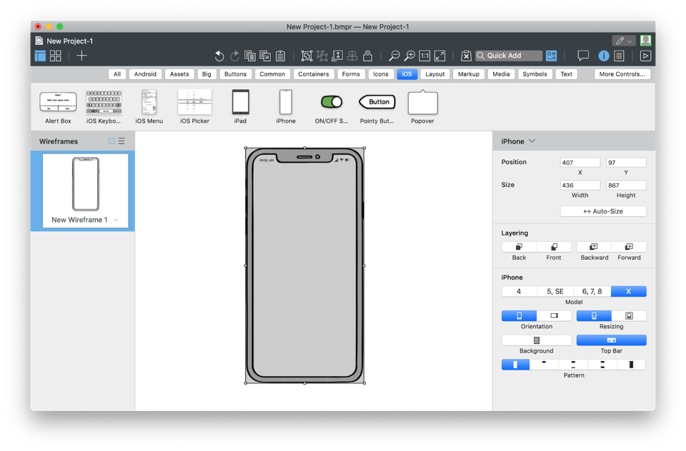 If you design for iPhone X, use a canvas that has the dimensions of an iPhone X